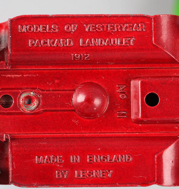 LEKSAKSBILAR, 8 st, "Models of Yesteryear", Lesney, Matchbox, England, 1960-tal.