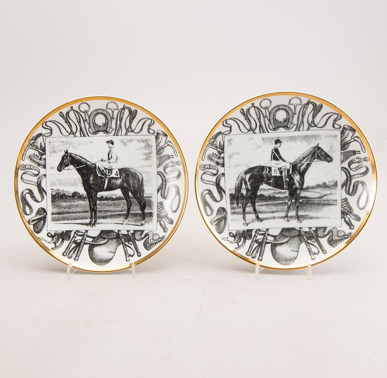 Piero Fornasetti, fat, 2 st, "Grandi Campioni Italiani Galoppo".