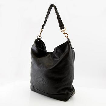 Mulberry, a black leather 'Effie' handbag.