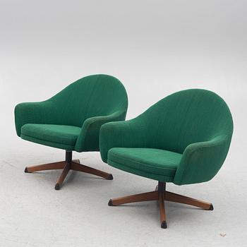 Armchairs, a pair, third quarter of the 20th century.