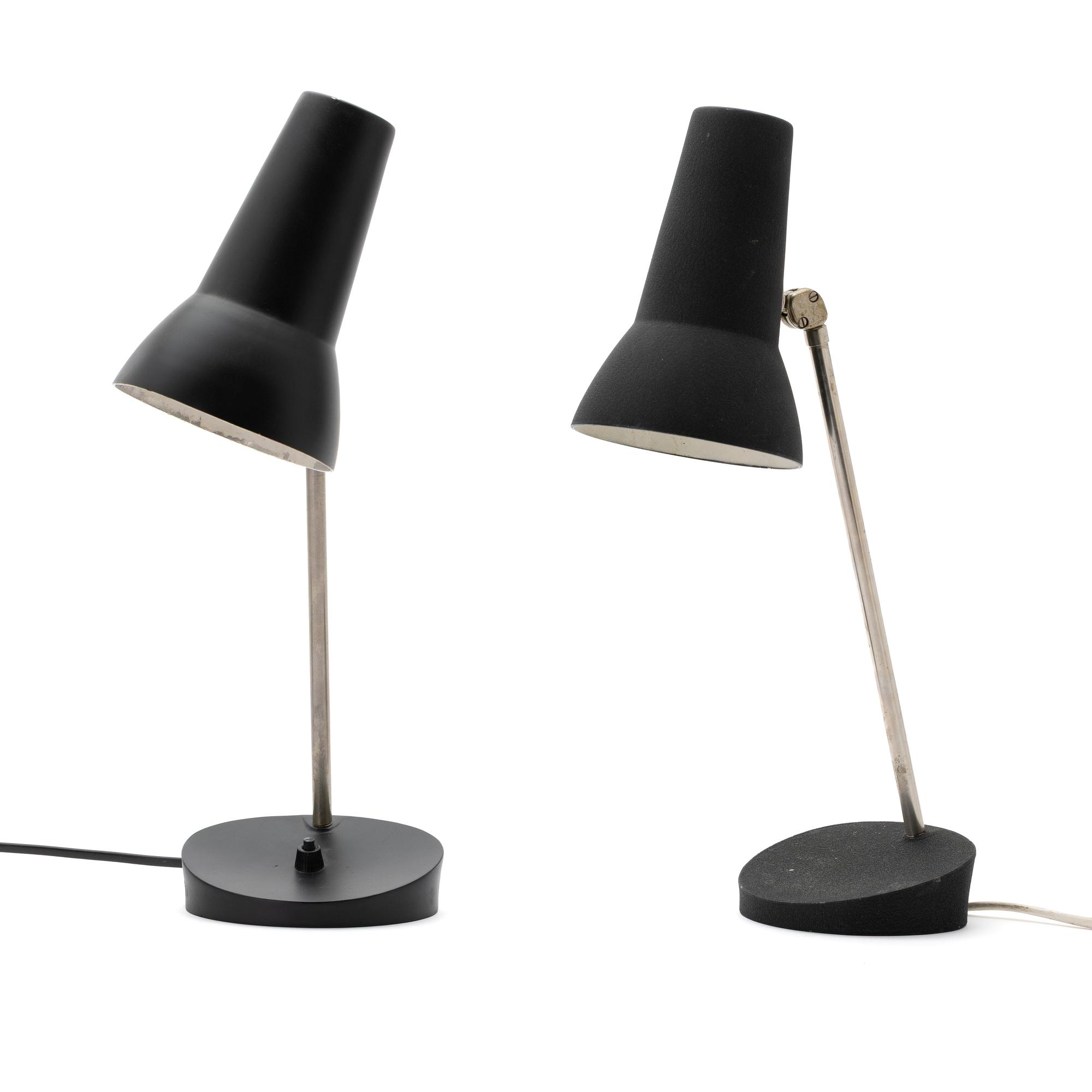 Table lamps, a pair, model "E1297", Asea, 1960s.
