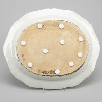 STEKFAT, porslin, Qing dynastin, Qianlong (1736-95).