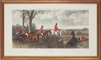 John Frederick Herring, Sr. · JOHN FREDERICK HERRING, SR., efter, kolorerad gravyr, England, 1852.