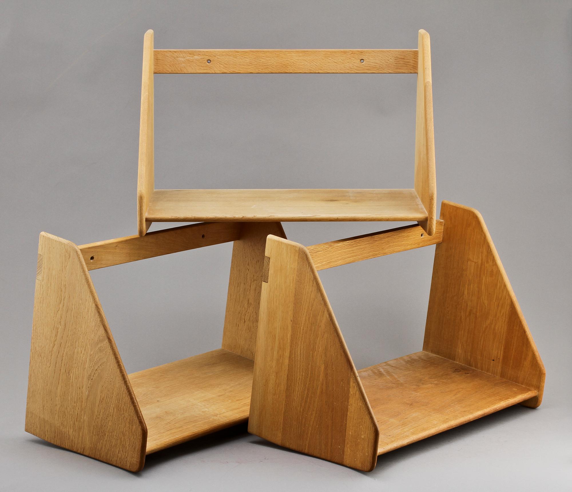 VÄGGYLLOR, 3 st, Hans J Wegner, Ry möbler, Danmark, 1900-talets andra hälft.