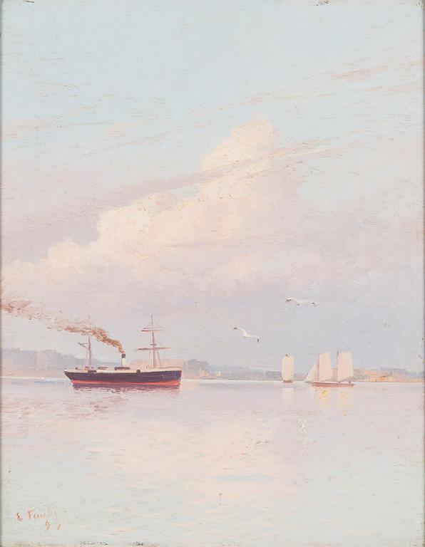 Eugen Taube, Fartyg vid kust.