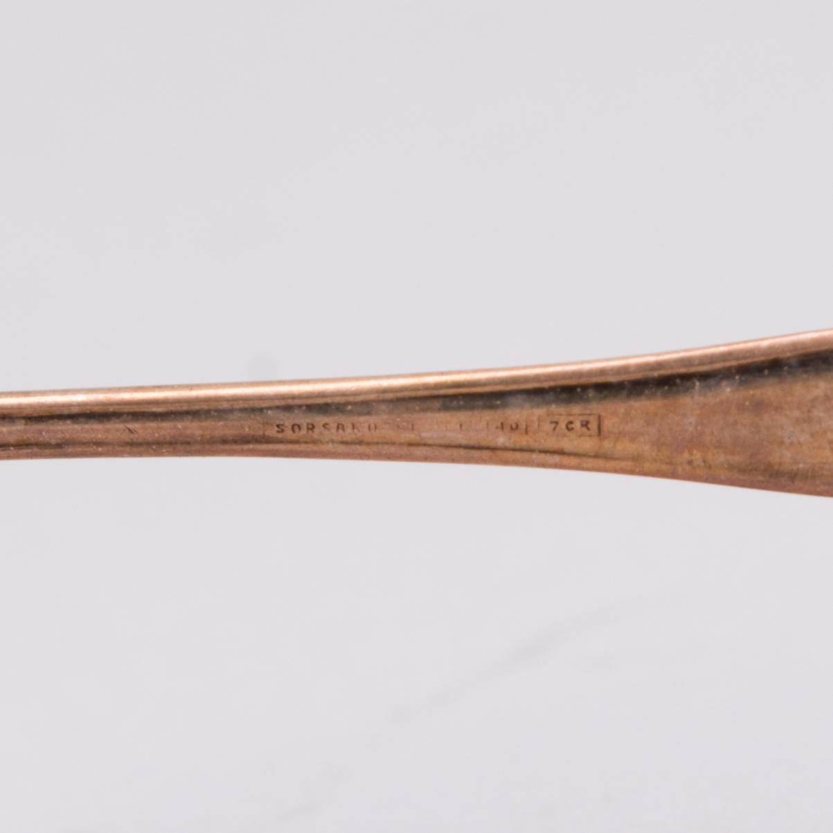 ATERINSARJA, n. 112 osaa, hopeaa, "Chippendale", Kultakeskus, Hämeenlinna 1983. Puulaatikossa.