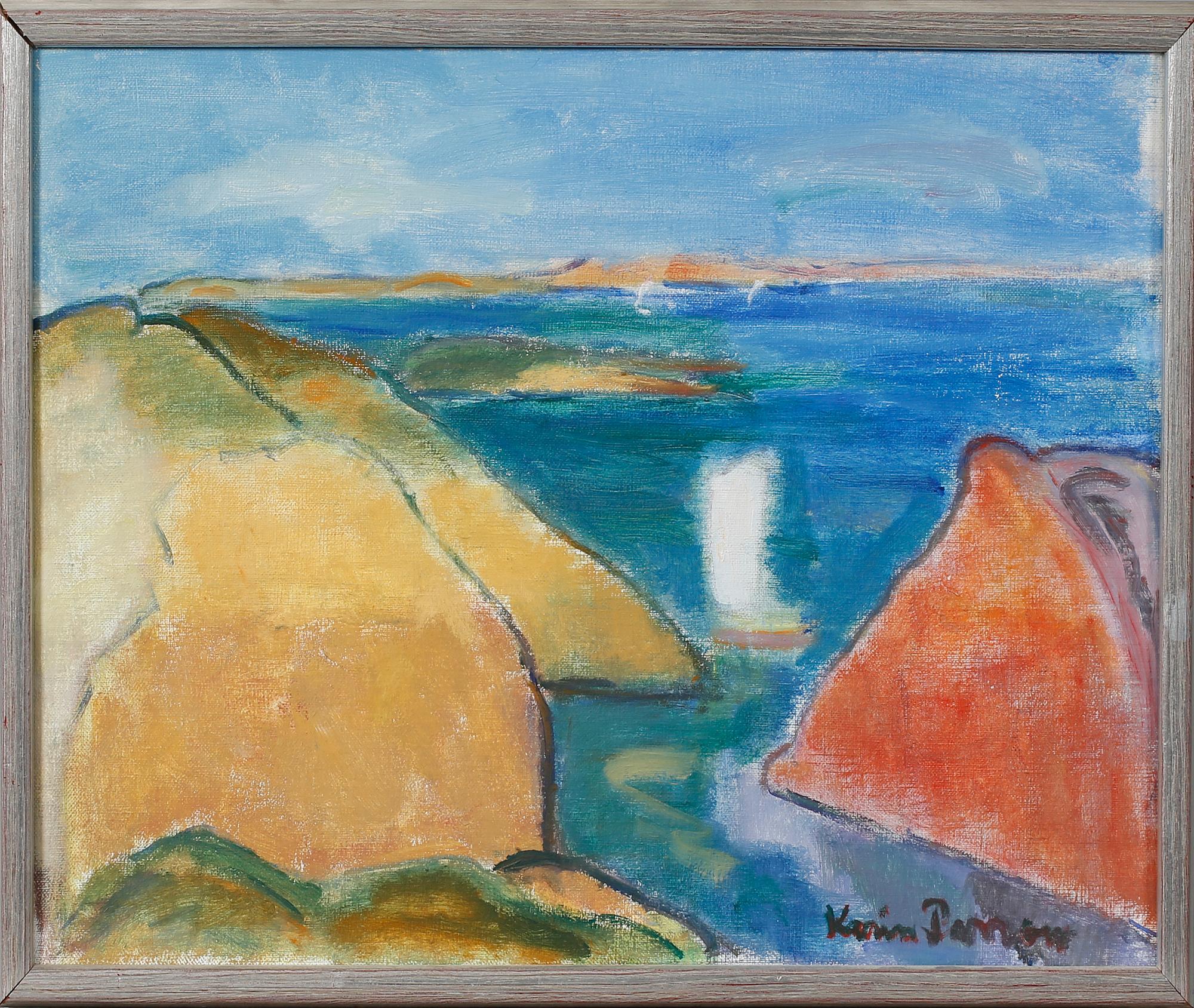 KARIN PARROW, oil on canvas, signed.