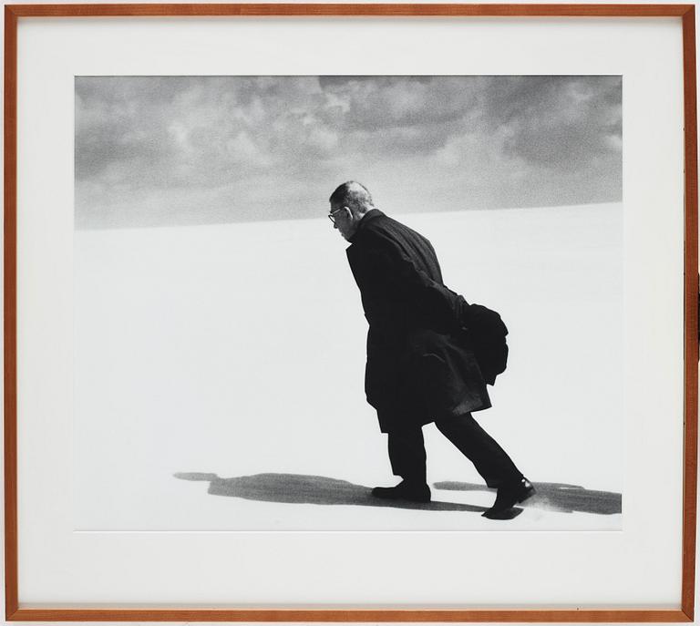 Antanas Sutkus, "J.P Sartre in Lithuania, Nida, 1965".