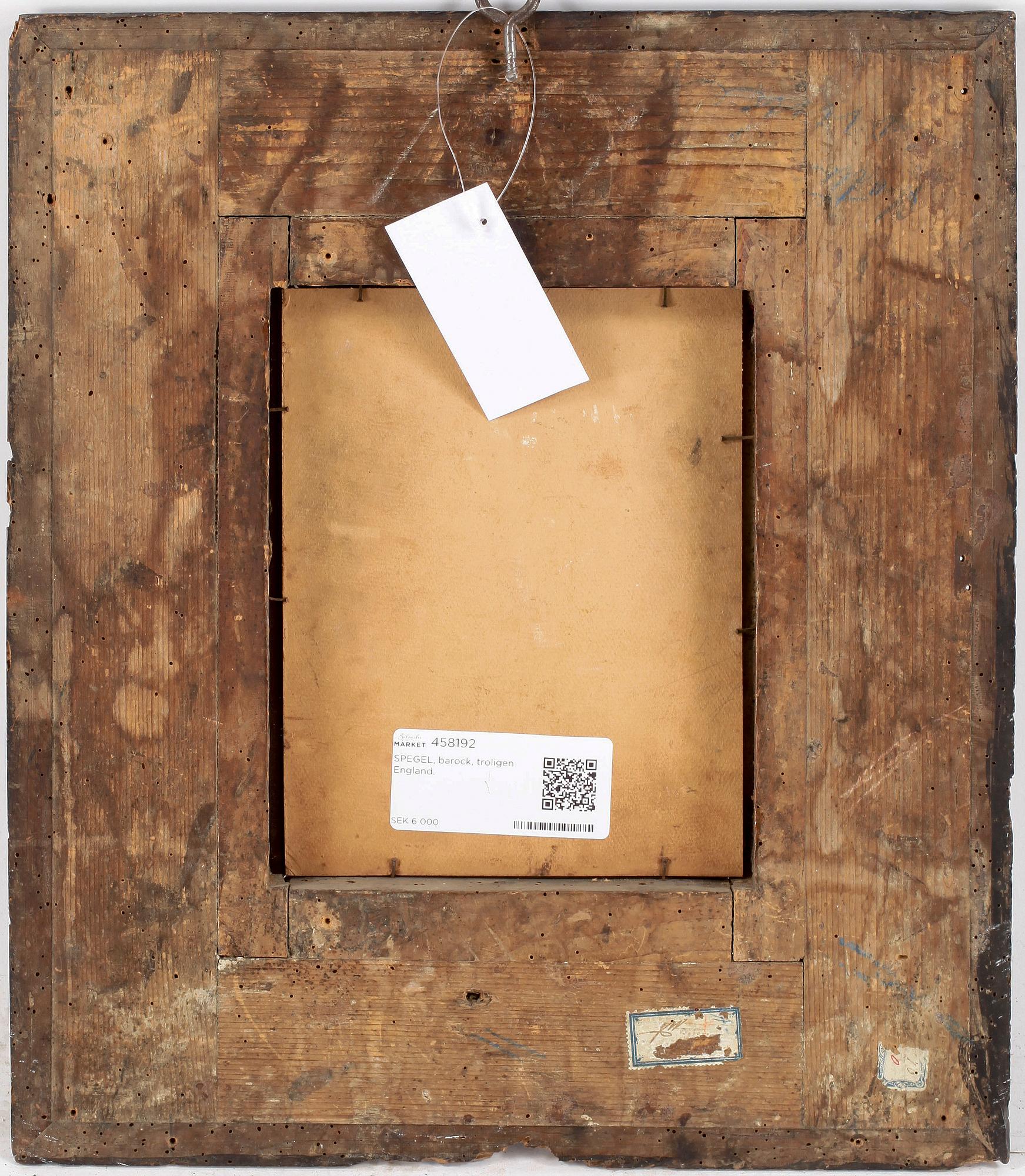 SPEGEL, barock, troligen England.