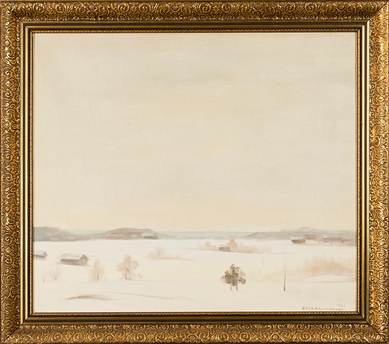 EERO NELIMARKKA, oil on canvas, signed and dated 1960.