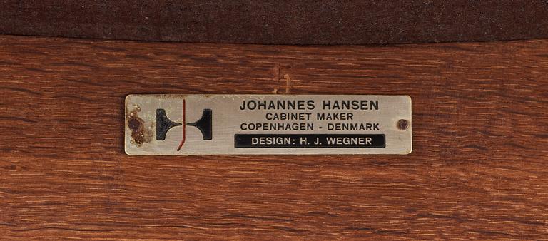 A Hans J Wegner 'JH-713' armchair, Johannes Hansen Möbelsnedkeri, Denmark,