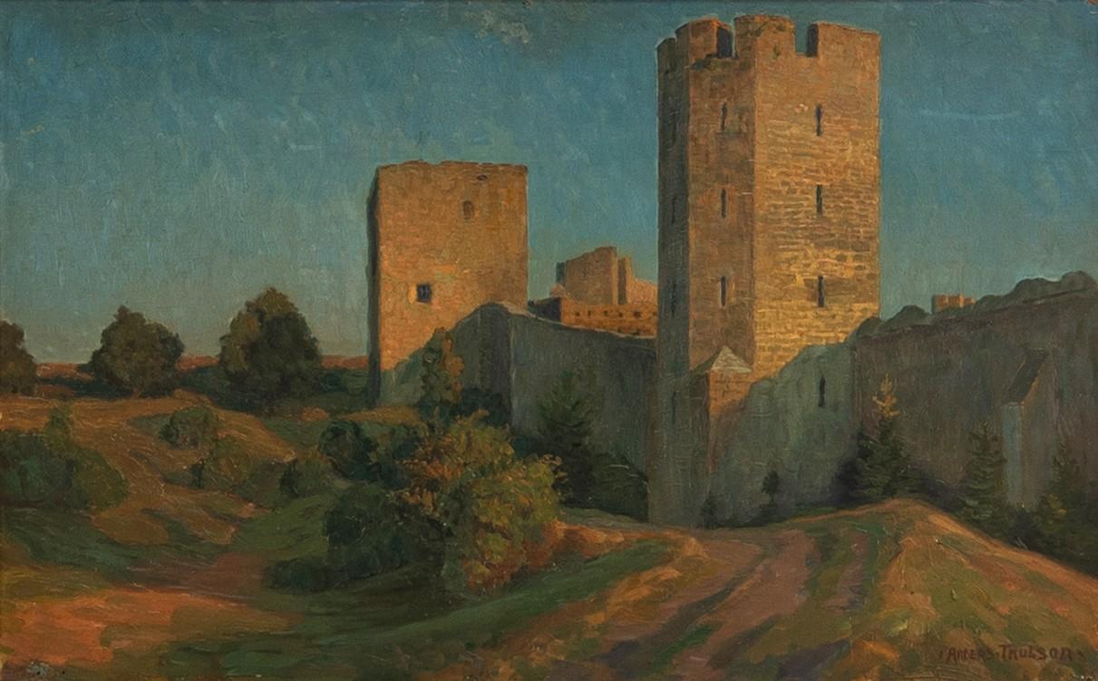 Anders Trulson, Skymning vid Visby ringmur.