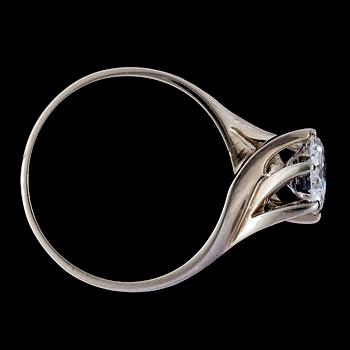 RING, briljantslipad diamant, 1.11 ct.
