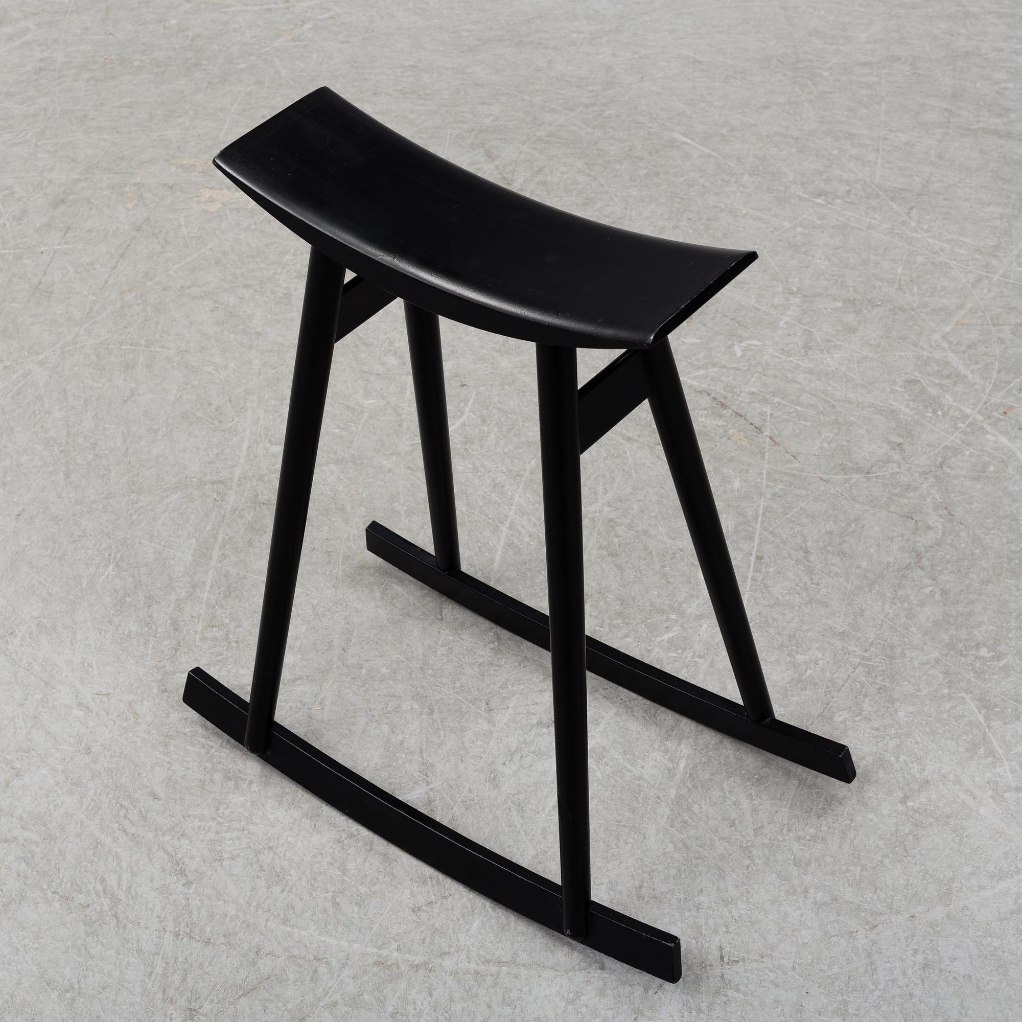 PER SUNDSTEDT, a wood rocking stool from Pyra.
