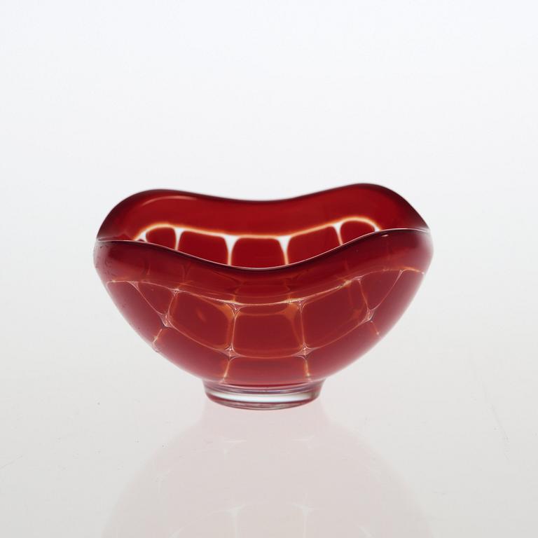 A Sven Palmqvist 'ravenna' glass bowl, Orrefors 1958.