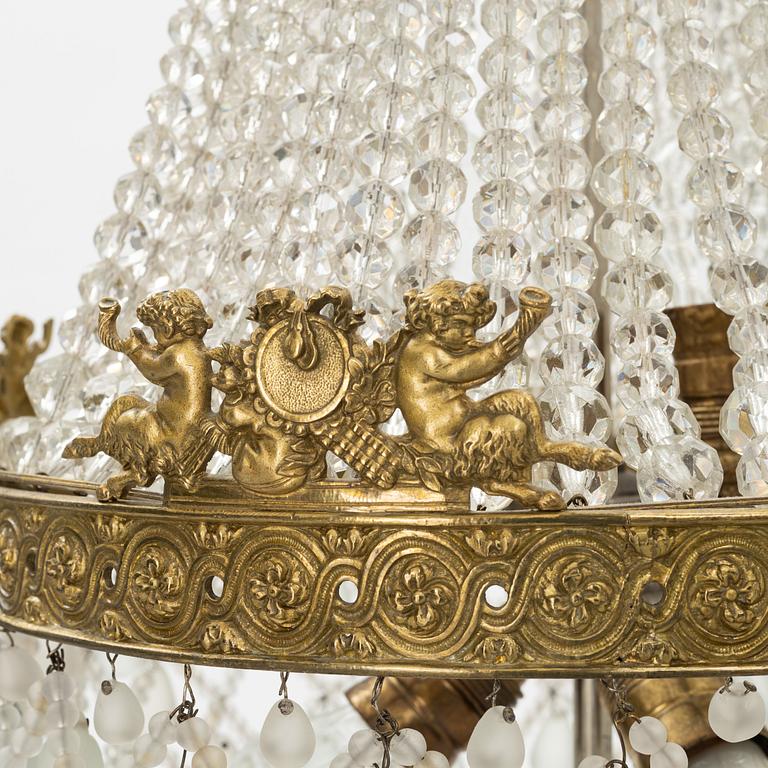 Chandelier, Empire style, 20th century.