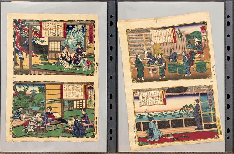 UTAGAWA HIROSHIGE III, 25 crepe print 1877.