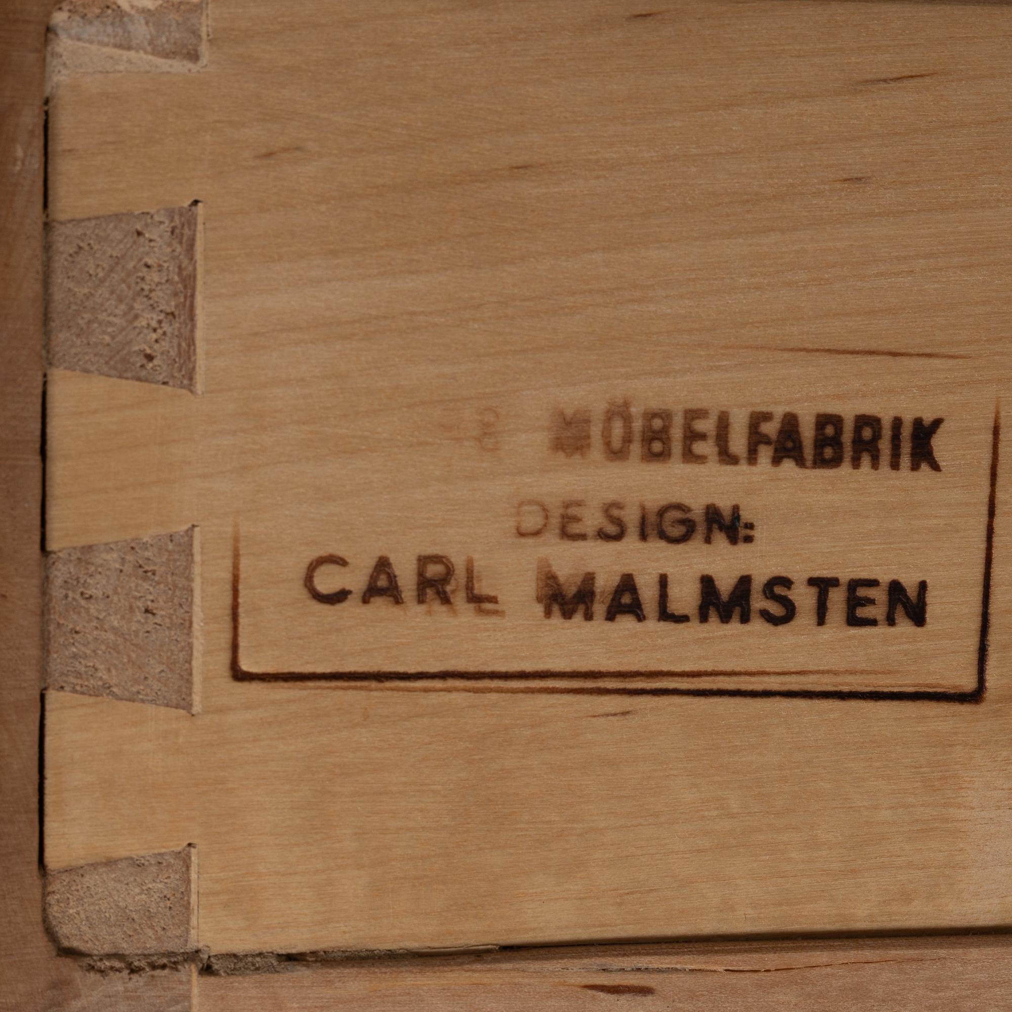 Carl Malmsten, Desk, 'Guldheden', Åfors Möbelfabrik, second half of the 20th century.