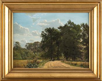 JOHANNES BOESEN, olja på duk, signerad.