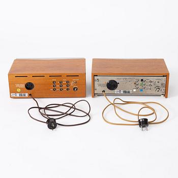 Stig Carlsson, LOAS 1001/”Kolboxen", a pair of loudspeakers, 1959-62, Sweden.