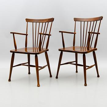 KARMSTOLAR, 1 par, Danmark, 1900-talets första hälft.
