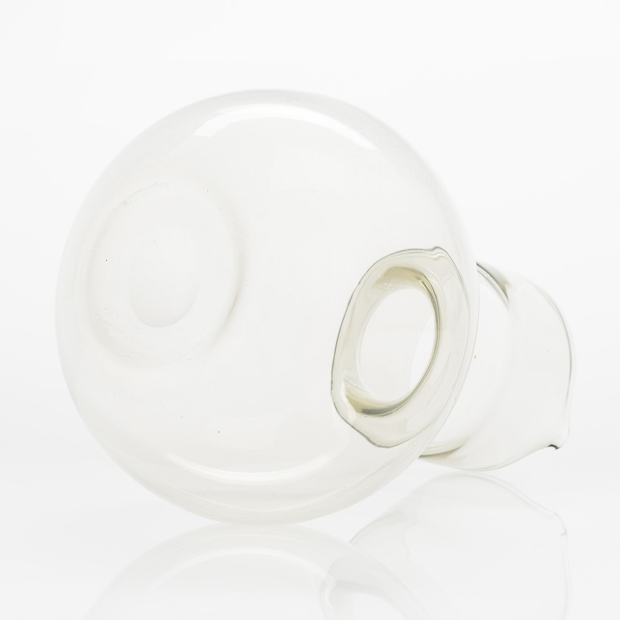 Kaj Franck, karahvi, "Kremlin kellot", lasi, signeerattu K. Franck, Nuutajärvi Notsjö -59.