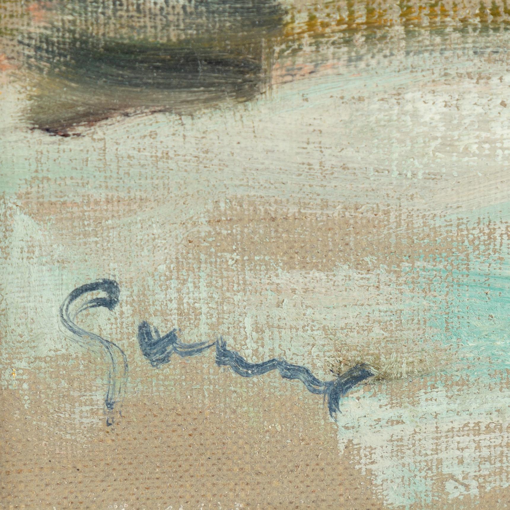 CARL GUNNE, oil on canvas, signed.