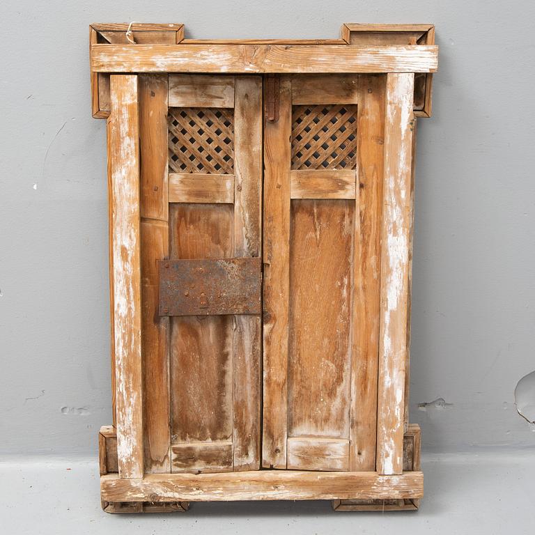 A 1800's wooden window from Spain.