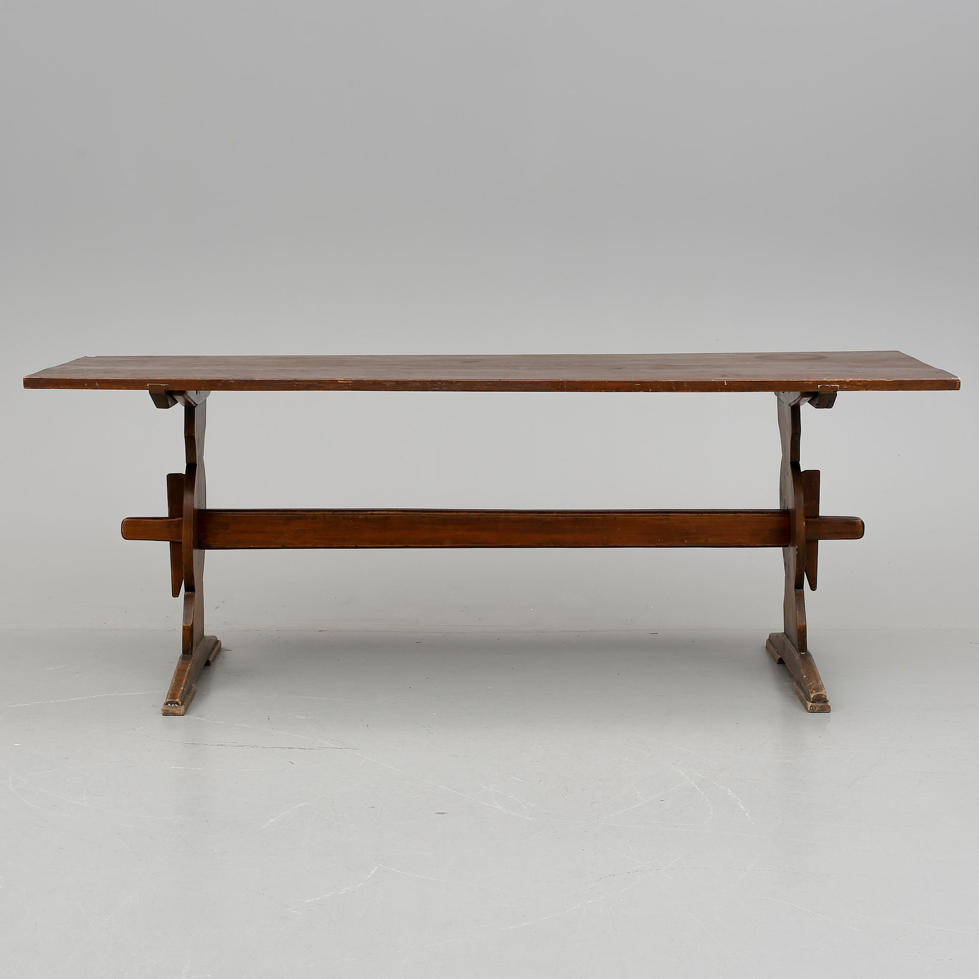 BOCKBORD, 1900-talets första hälft.