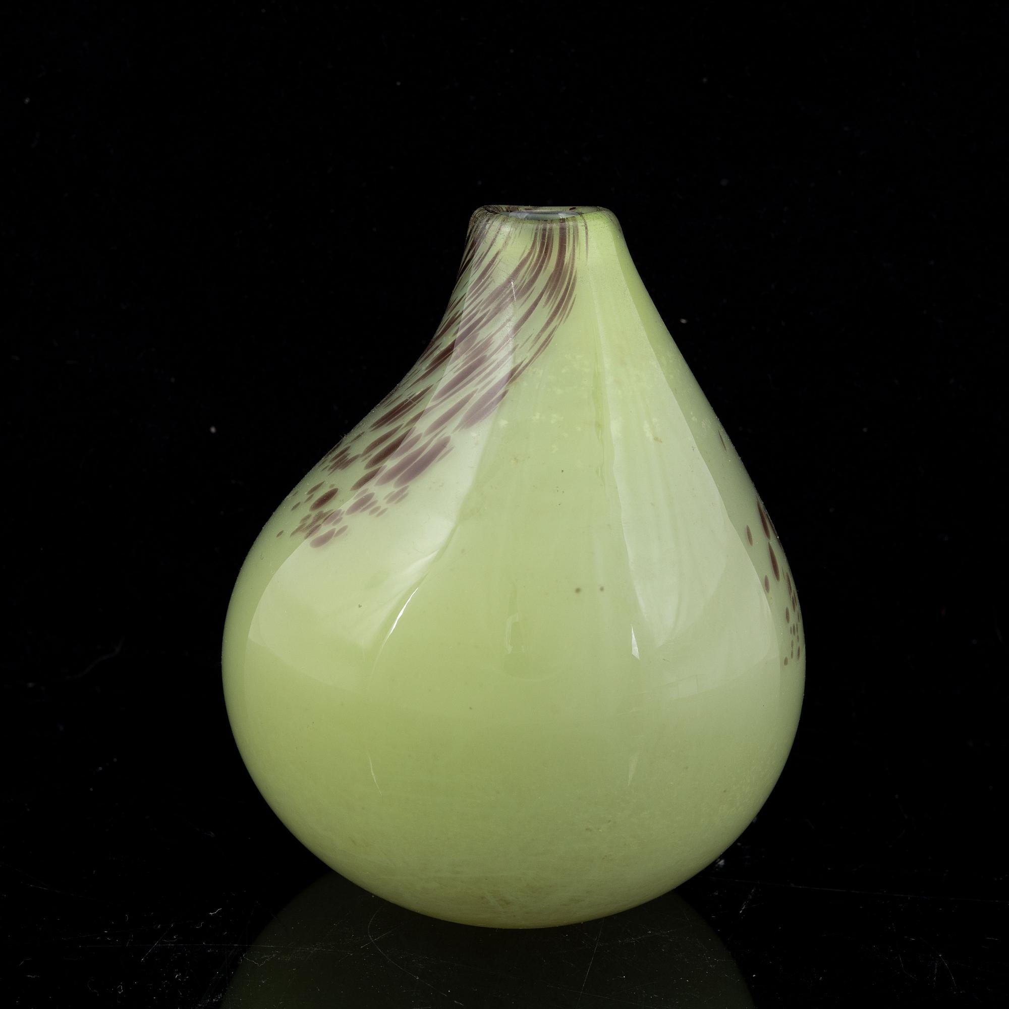 Tapio Wirkkala, a model 3278 glass vase, Iittala, Finland.