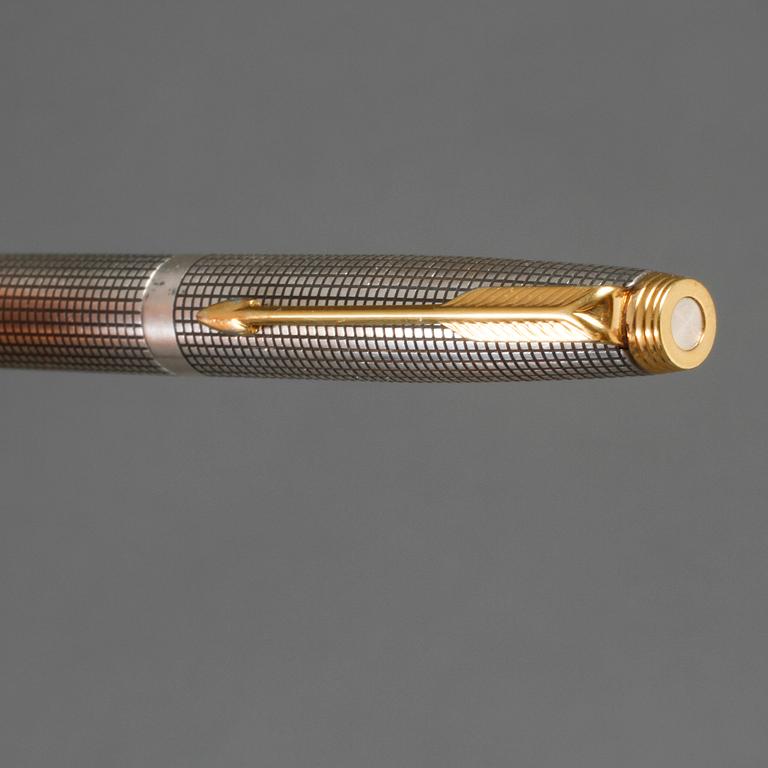 RESERVOARPENNA, Parker, sterlingsilver, 1900-talets senare hälft.