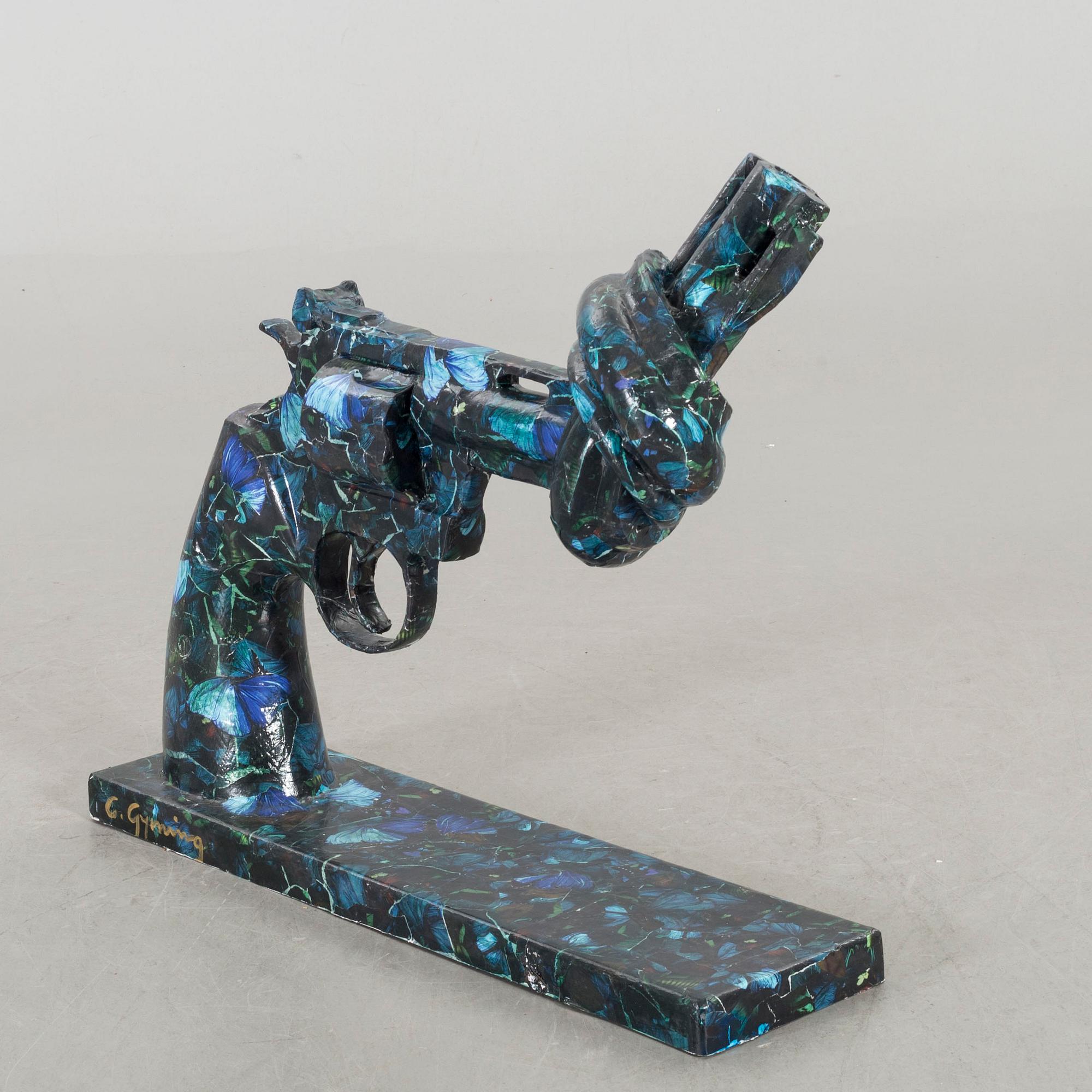 CARL FREDRIK REUTERSWÄRD - CAROLINA GYNNING, sculptur, signed by Gynning, 21 century.