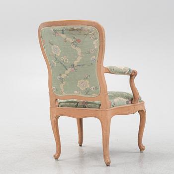 Armchair, Rococo 18th century.