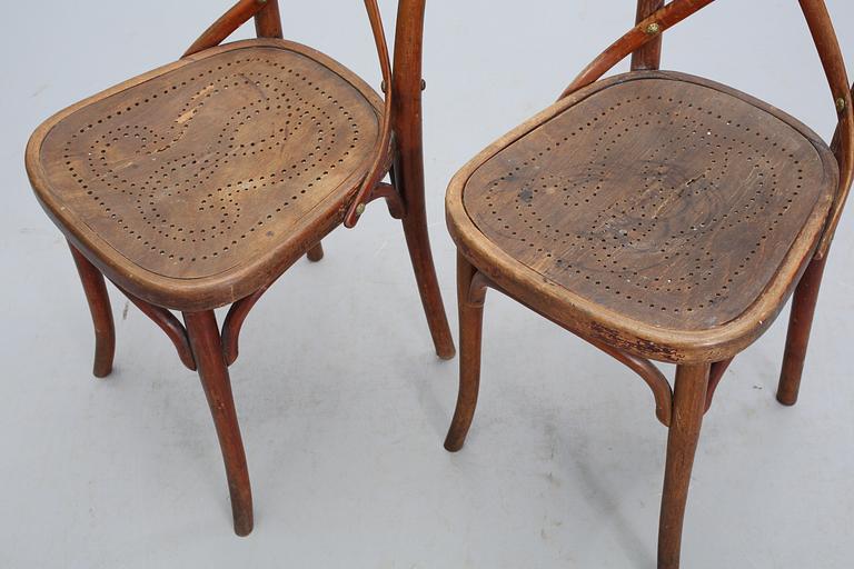 STOLAR, ett par, Thonet, 1888-1922.