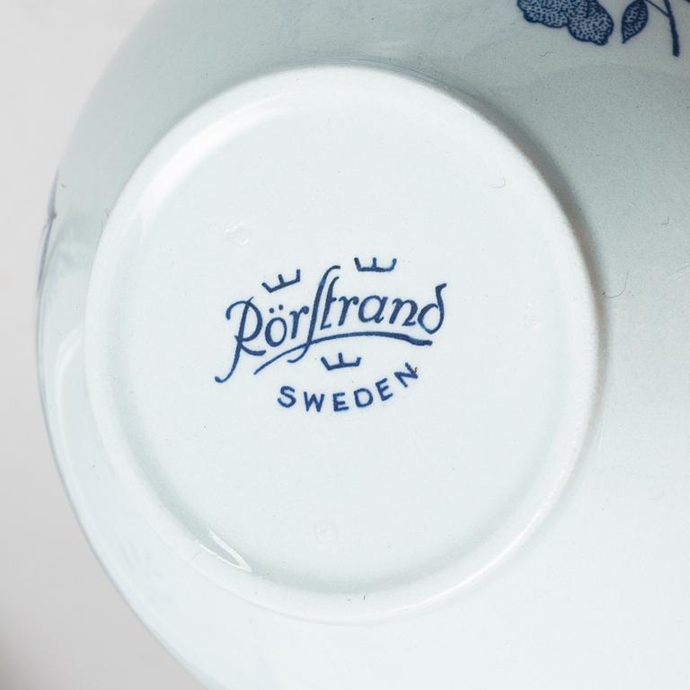 A part 'Ostindia' porcelain and creamware service, Rörstrand (26 pieces).