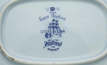 MATSERVIS, 42 delar, porslin, "Ostindia", Rörstrand.