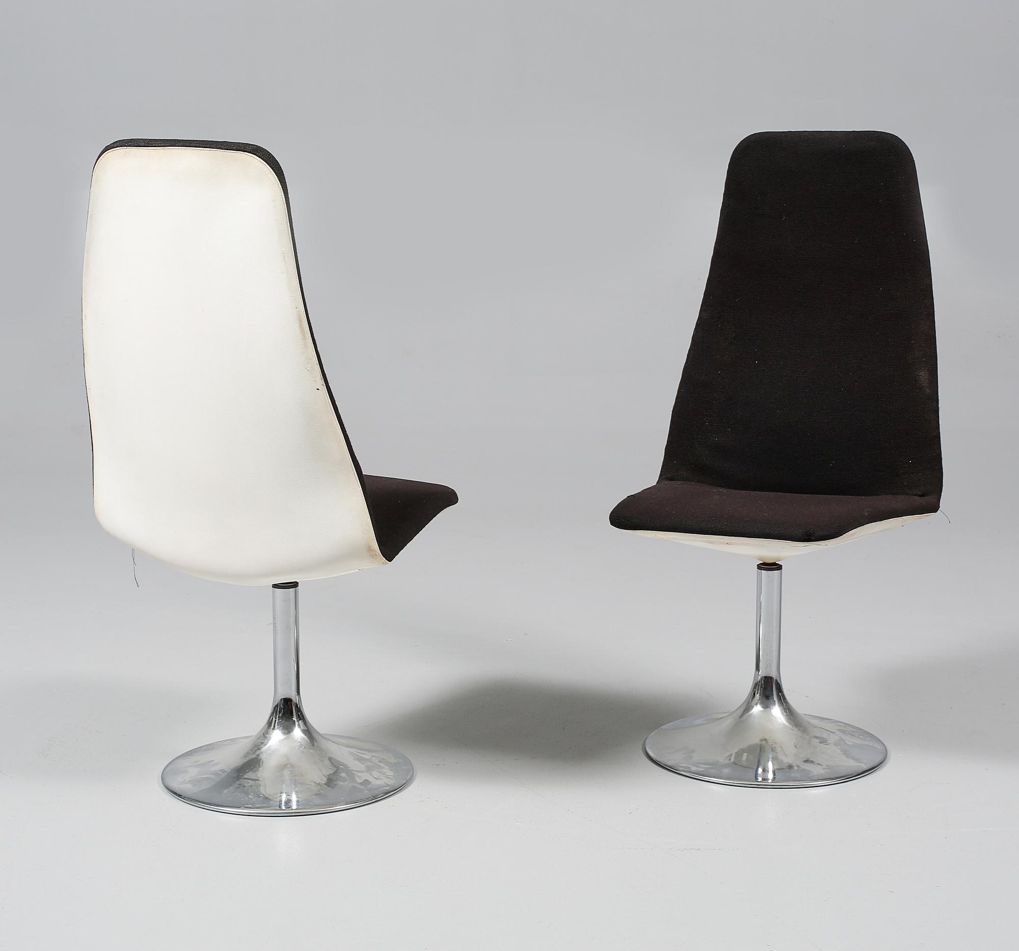 STOLAR, 5 st, "Viggen" Johanson Design AB, Markaryd, 1980-tal.