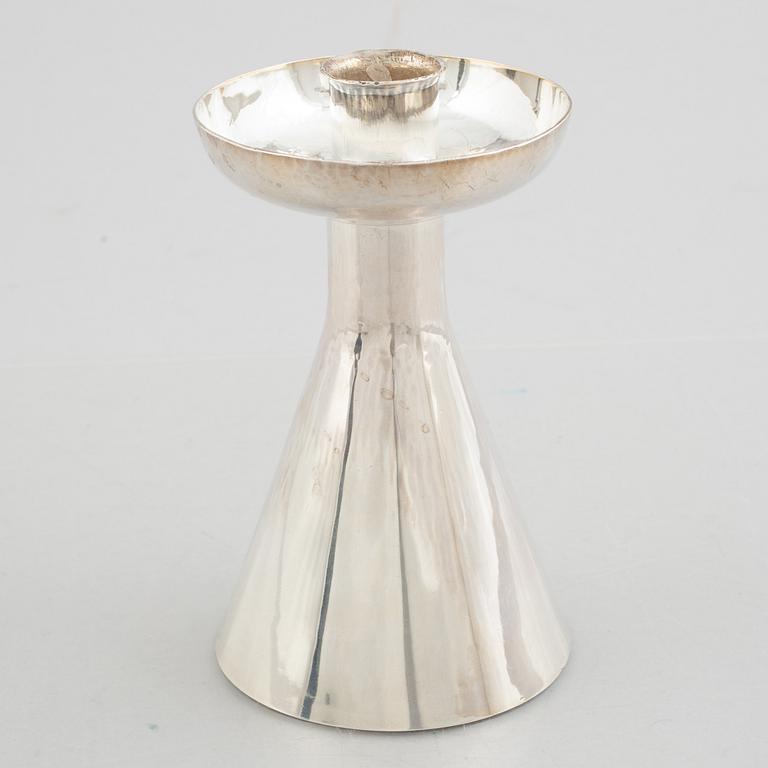 Bengt Liljedahl, a sterling silver candle stick, Stockholm, Sweden, the year 2000.