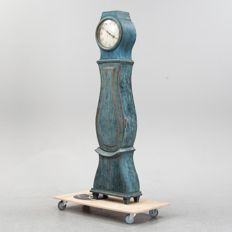 A Swedish longcase clock, first half of the 19th century.