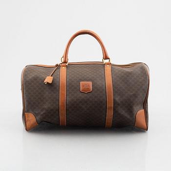 Céline, A vintage macadam canvas weekendbag.