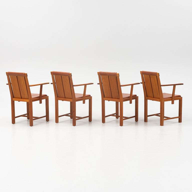 Åke Axelsson, a set of four 'Provence' chairs from Galleri Stolen, 1995.