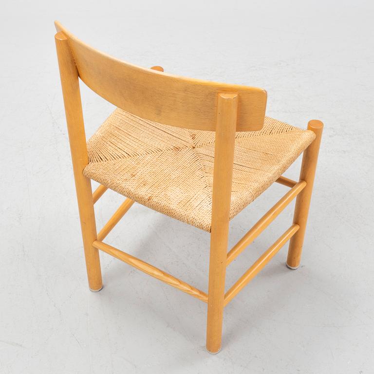 Børge Mogensen, chairs 4 pcs, model "J39", FDB Møbler, Denmark, second half of the 20th century.