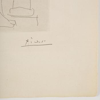 Pablo Picasso, "Vieux sculpteur au travail I" ur: "La Suite Vollard".