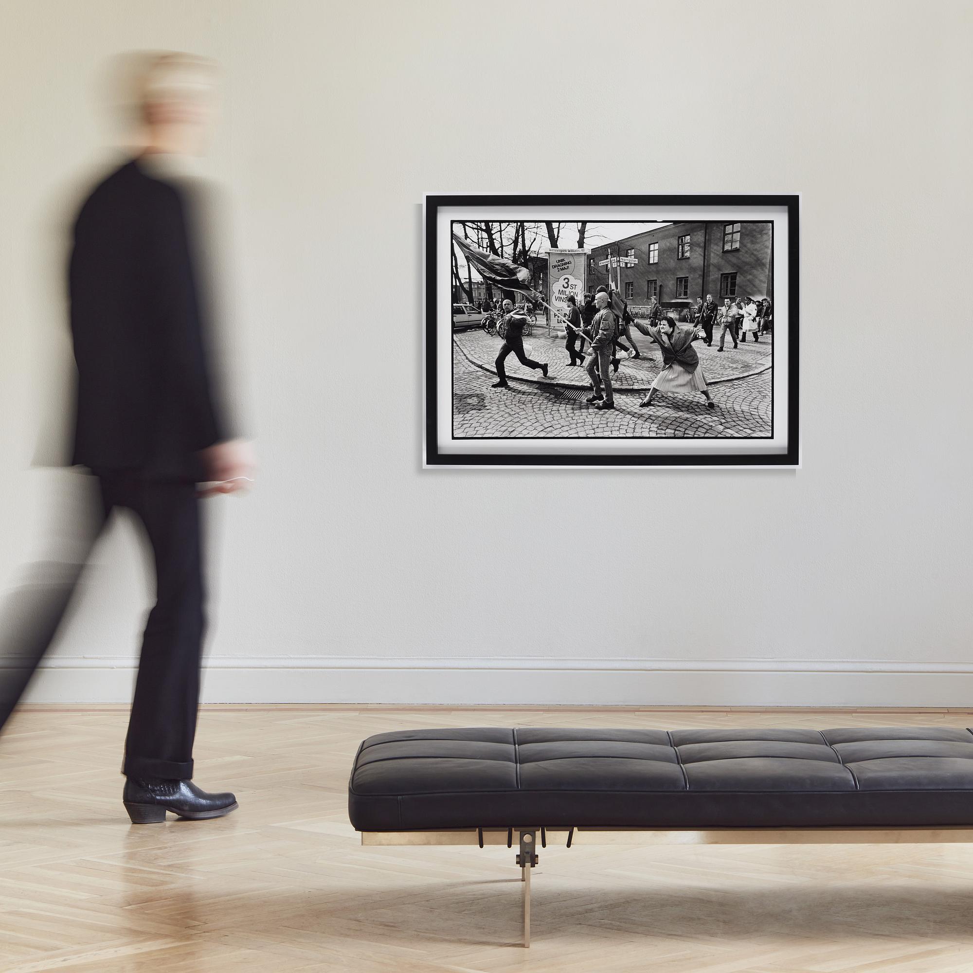 Hans Runesson, "Kvinnan med handväskan”, 1985.