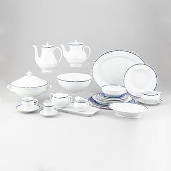 A 78 piece porcelin 'Châtelaine Bleu' dinner service, and 24 piece 'Lazuli, 'Haviland, Limoges, France.