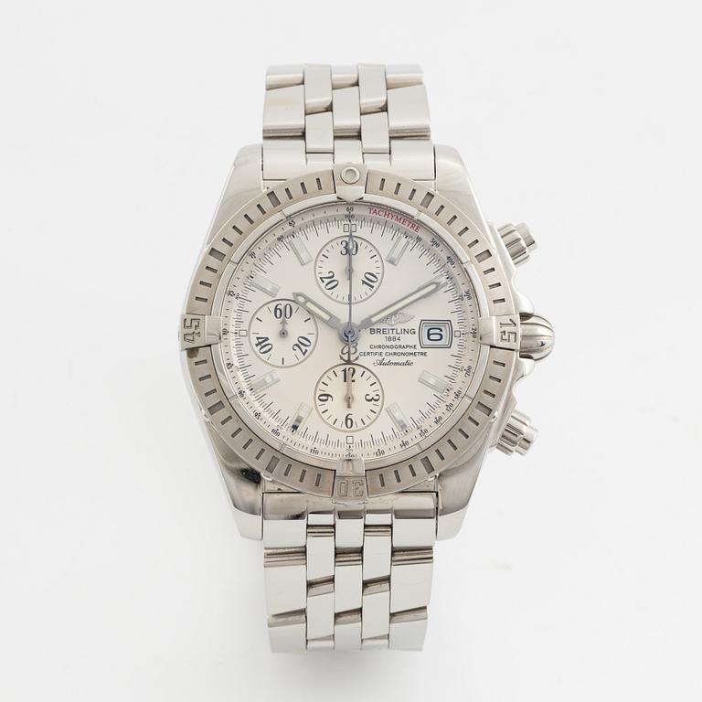 Breitling, Chronomat Evolution, chronograph, wristwatch, 43,7 mm.