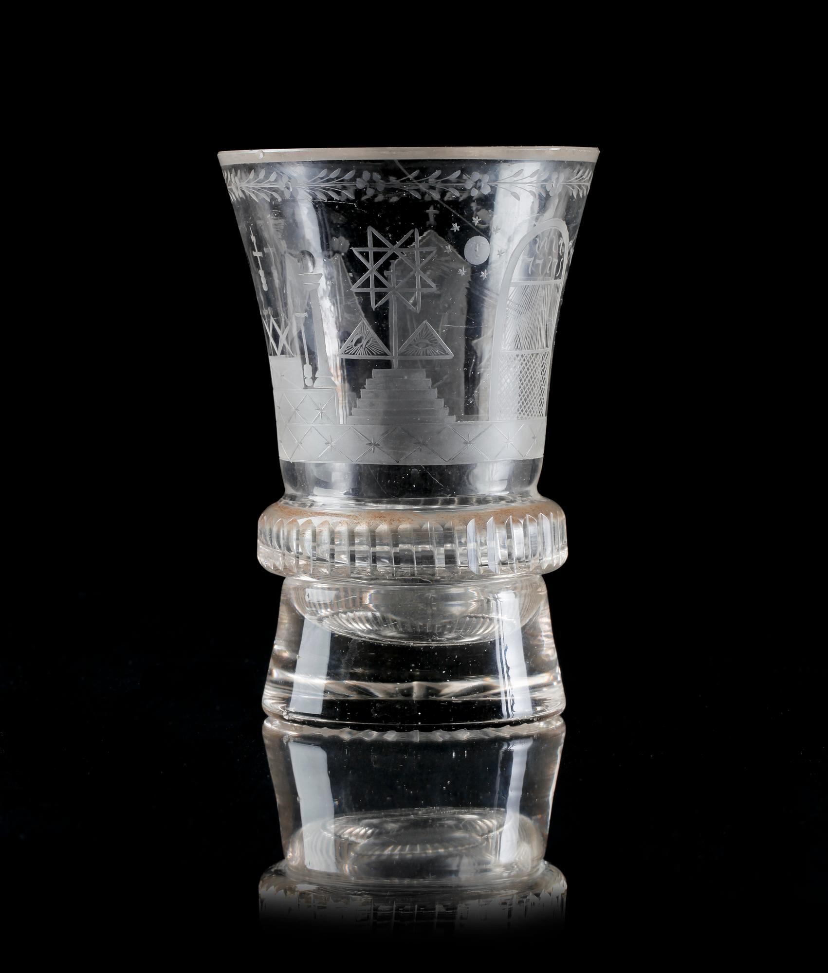 FRIMURARGLAS, tidigt 1900-tal.