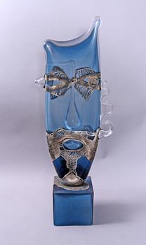 SKULPTUR, glas, Tamaian, Ion Art, Transylvanien, sign.