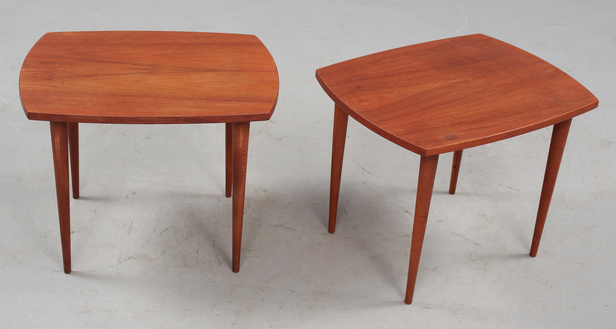 SÄNGBORD, ett par, Alberts, Tibro, 1965.