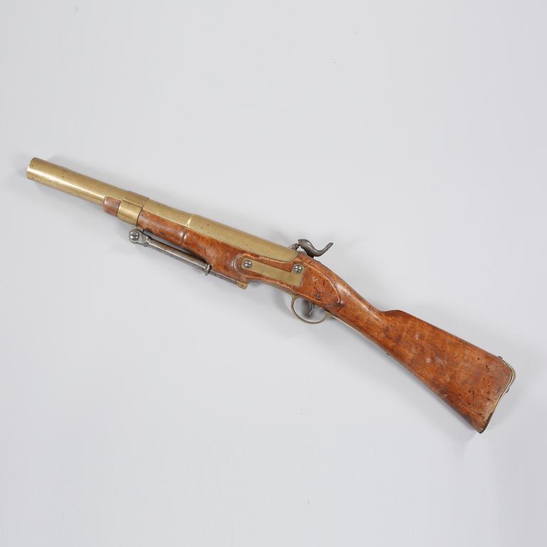 MUSKEDUNDER, svenskt, för flottan, 1700-tal.
